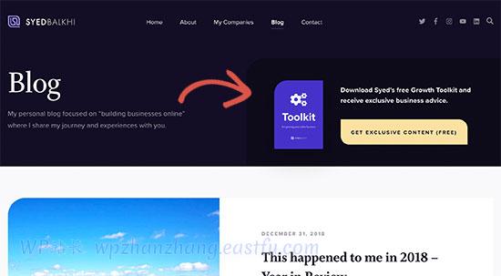 标题中突出的号召性用语 - WPBeginner 标题中突出的号召性用语