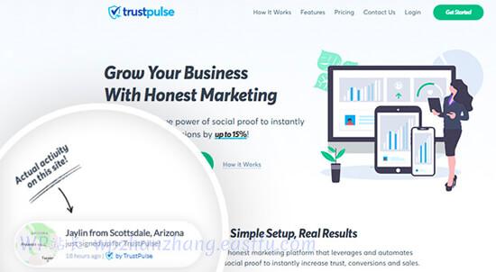 TrustPulse 社会证明泡沫 - WPBeginner TrustPulse 社会证明泡沫