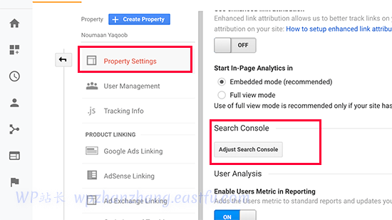 调整搜索控制台按钮 - WPBeginner 调整搜索控制台按钮