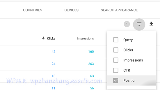 按位置过滤关键字数据 - WPBeginner 按位置过滤关键字数据