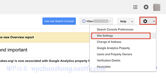 Google Search Console 站点设置 - WPBeginner Google Search Console 站点设置