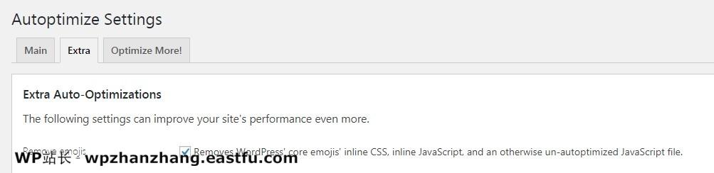 WordPress 速度优化的完整指南 49 自动去除表情符号