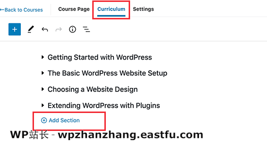 在会员新闻中添加课程部分 Add course sections in MemberPress