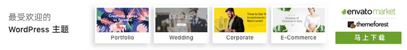 来自WordPress主题市场 ThemeForest的精品主题