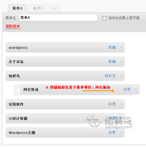 WordPress3.0导航菜单图文使用教程