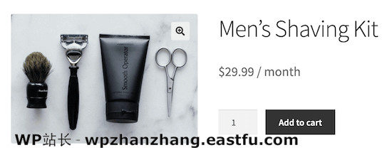 订阅产品示例 Subscription product example