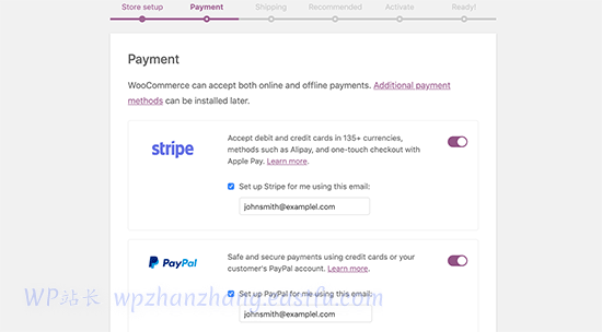 选择付款方式 Select a payment method