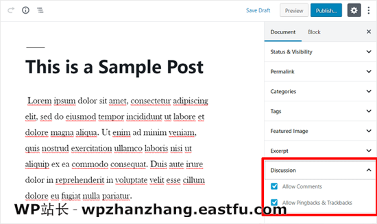 WordPress发表评论已启用 WordPress发表评论已启用