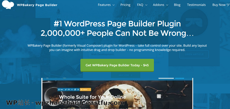 7个最好的拖放式WordPress网站页面构建器比较(2019) 7 wp面包店页面构建器