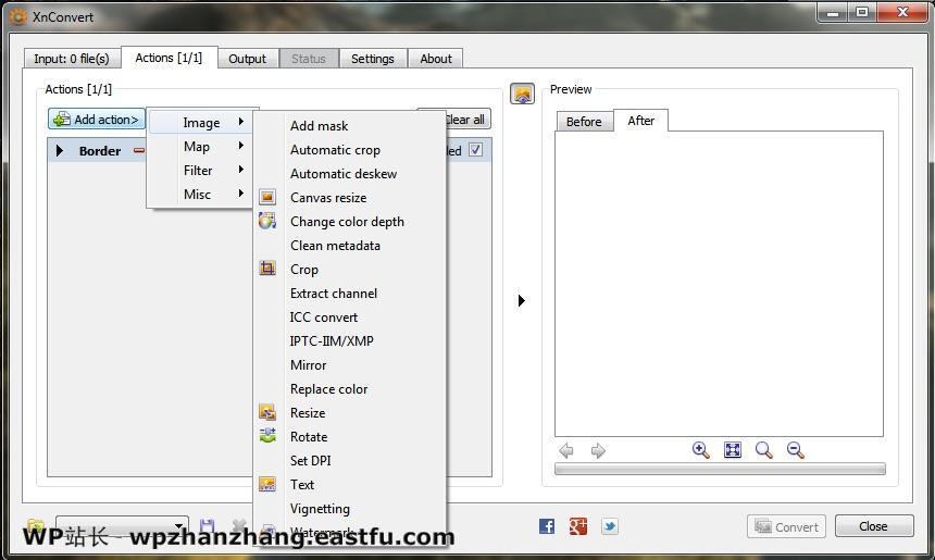 WordPress 速度优化的完整指南 18 xnconvert-image-options
