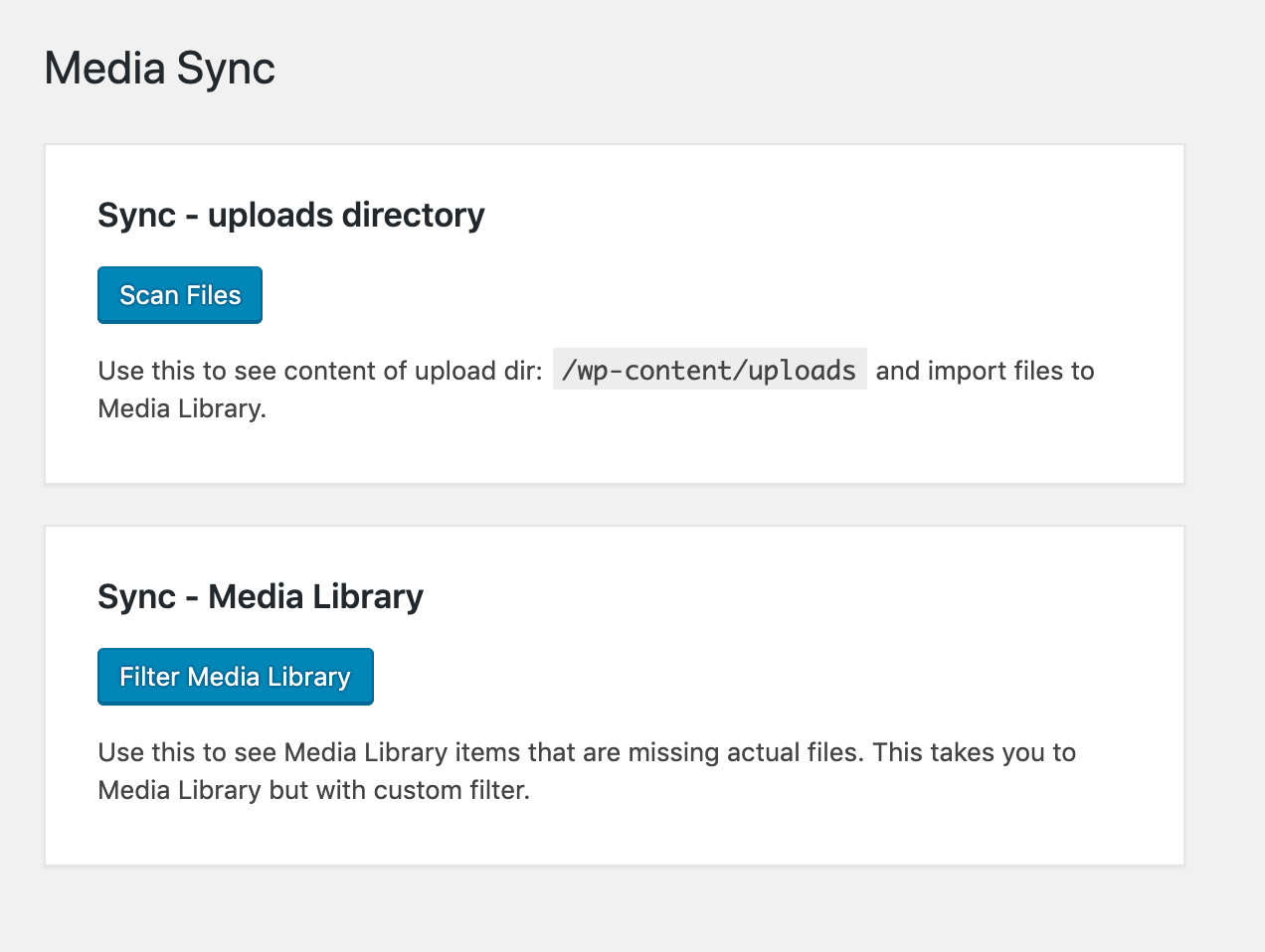 WordPress 媒体同步插件：Media Sync，将FTP上传的图片导入到媒体库