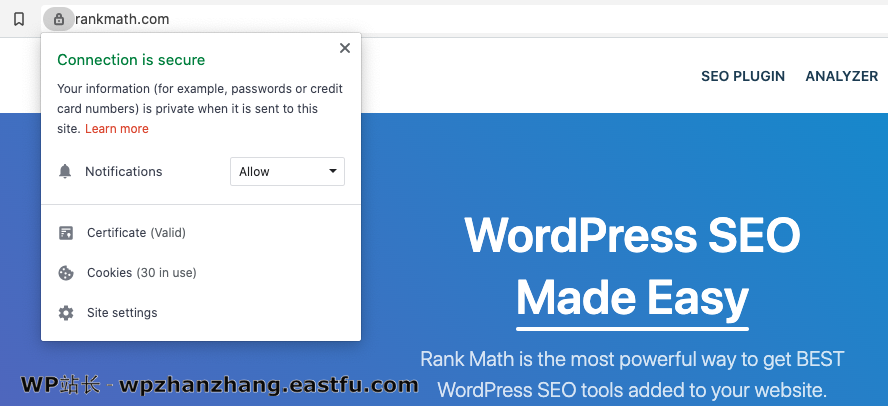 WooCommerce SEO:电商平台和商城系统SEO的权威指南 10 浏览器中的SSL证书声明