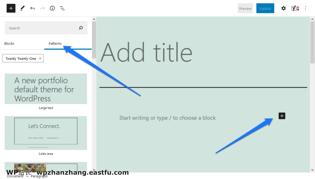 您可能不知道(但应该知道)的19个古腾堡编辑器功能 14 如何在wordpress中添加块模式