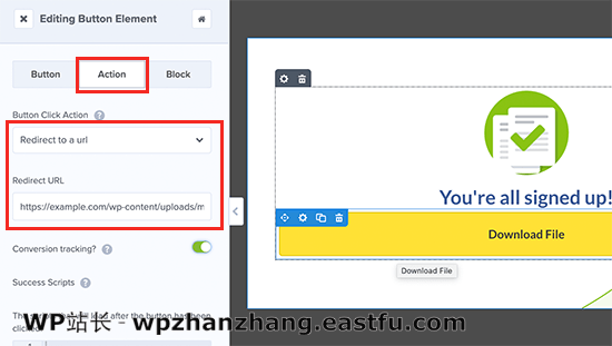 添加文件下载按钮 Adding file download button