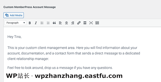 为特定客户添加内容 Adding content for specific clients