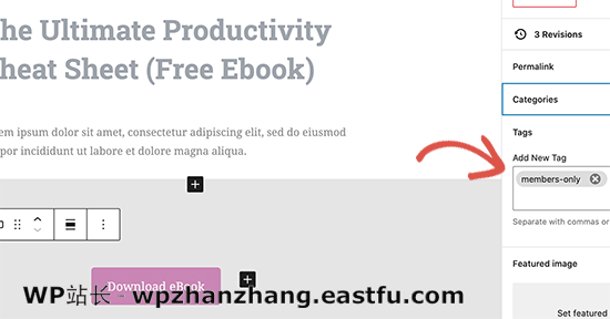 创建仅限会员的内容 Creating members only content