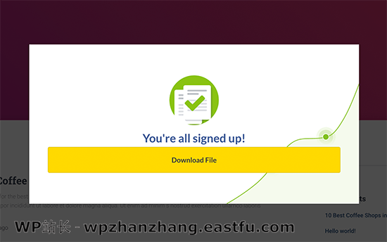 提交电子邮件地址后下载文件 Download file after submitting the email address