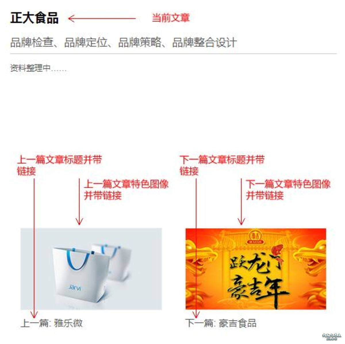 WordPress获取上下篇的链接、标题、特色图像