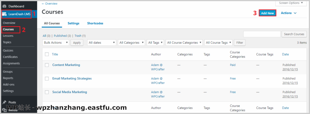 如何用LearnDash制作在线教育网站 13 如何用LearnDash制作在线教育网站 12