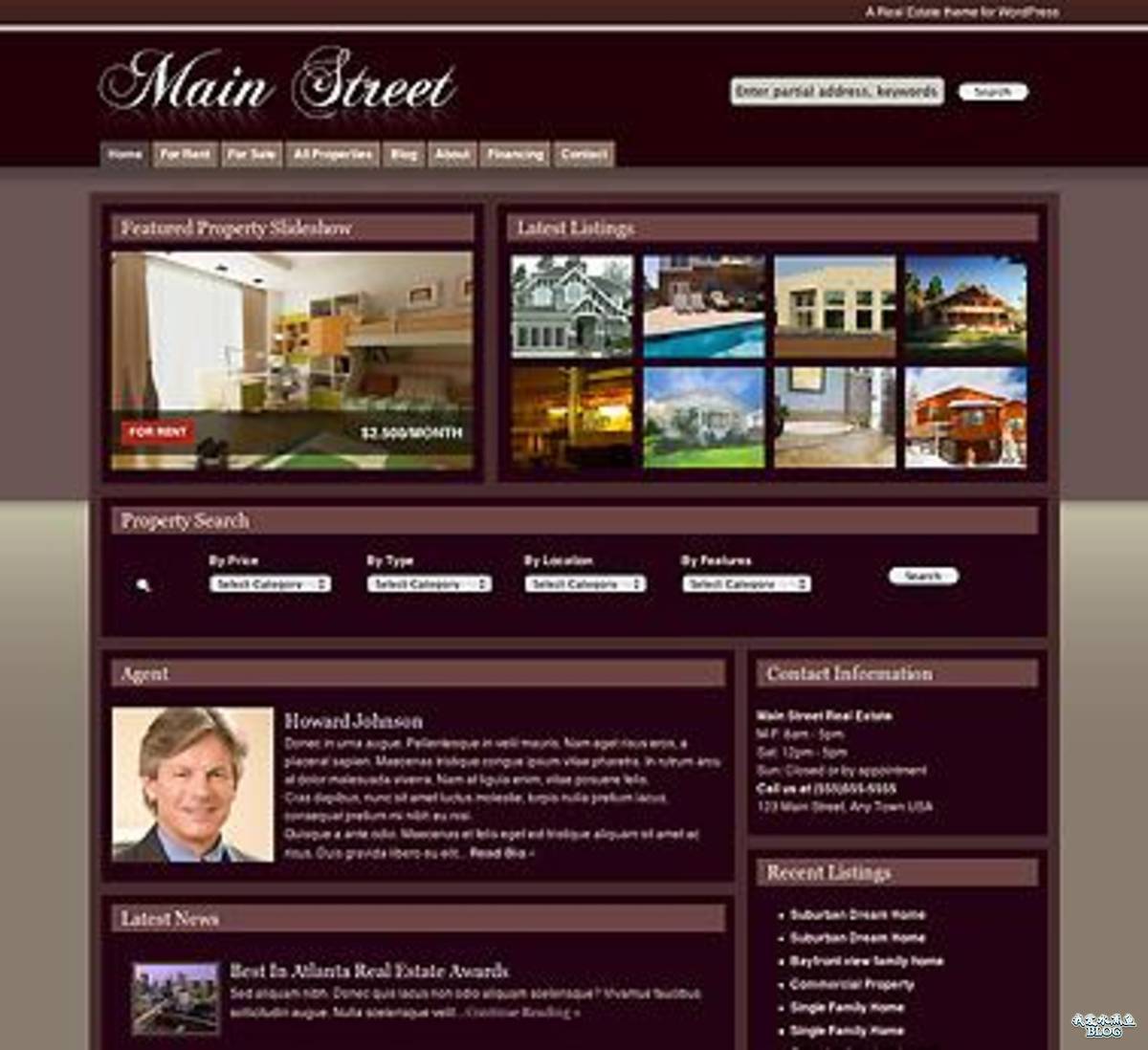 Mainstreet Real Estate Theme 