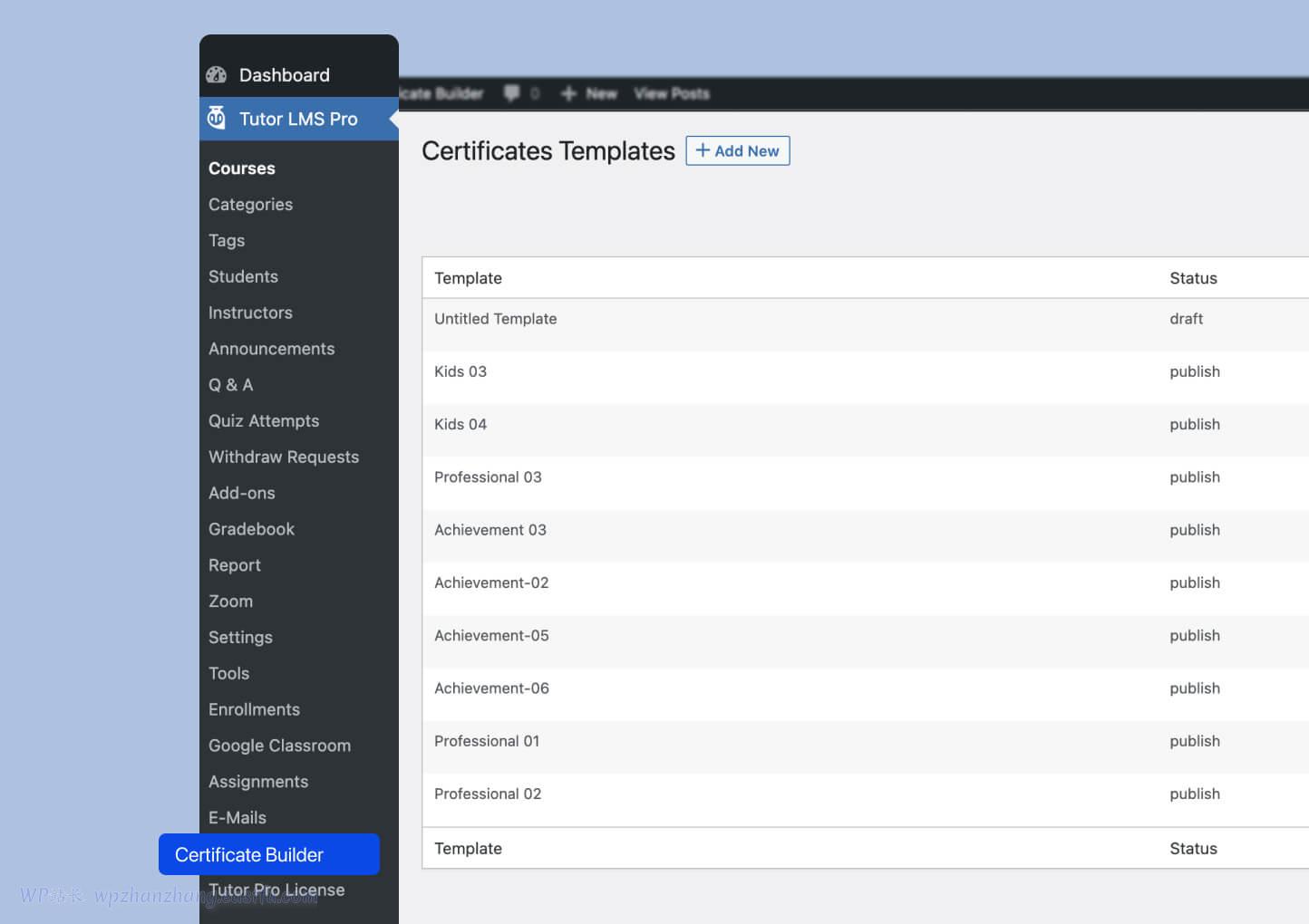 Tutor LMS 电子证书生成器 - 您的学生应得的培训证书 8 Tutor LMS 电子证书生成器 - 您的学生应得的培训证书 8