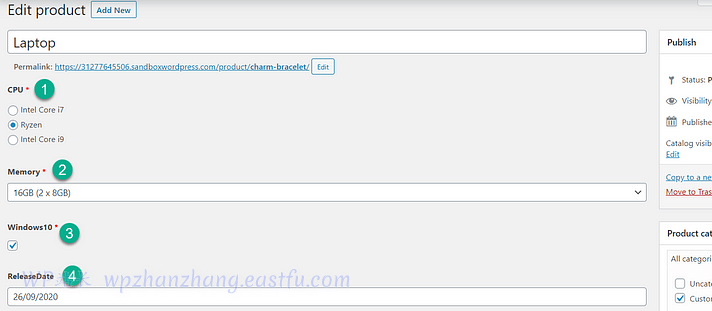 如何在 WooCommerce 产品页添加自定义字段 10 查看自定义字段 WooCommerce