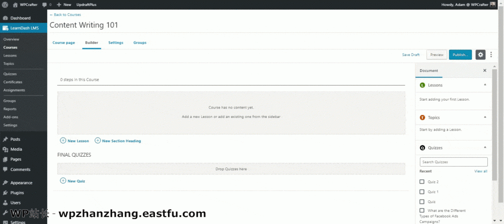 如何用LearnDash制作在线教育网站 15 如何用LearnDash制作在线教育网站 14