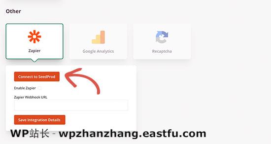 Connect Zapier 如何使用WordPress制作落地页 12