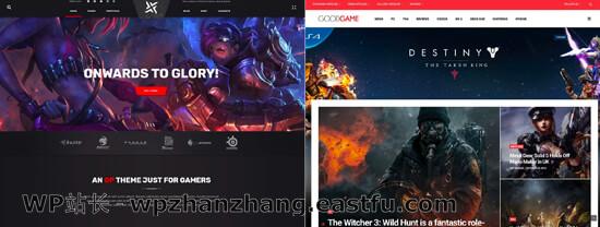 游戏网站布局 第 2 步 选择完美的 WordPress 游戏主题