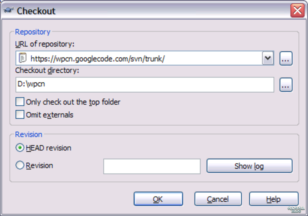 tortoisesvn-checkout-option