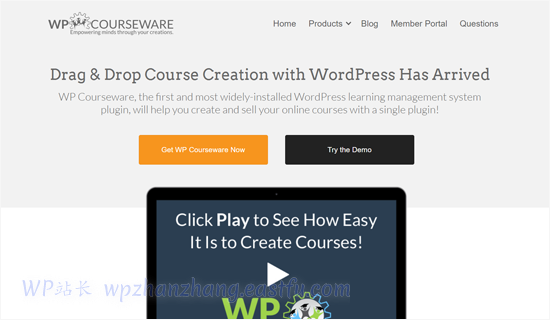 用于创建在线课程的 WP 课件插件 WP Courseware Plugin for Creating Online Courses