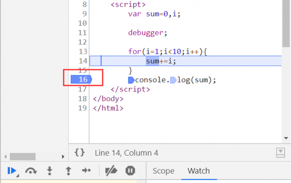 编写JavaScript时遇到代码出现问题时调试代码教程 (https://www.wpmee.com/) javascript教程 第7张