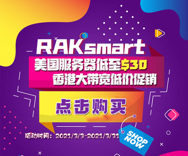 Raksmart优惠活动