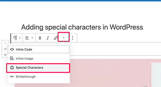 如何在WordPress文章中添加特殊字符？ (https://www.yunsxr.com/) WordPress开发教程 第4张