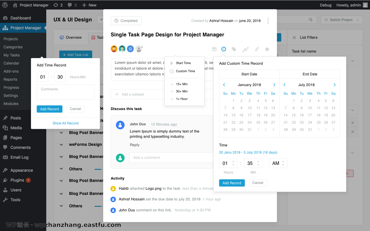 weDevs如何成功地使用WP Project Manager进行项目管理团队协作 7 weDevs如何成功地使用WP Project Manager进行项目管理团队协作 4