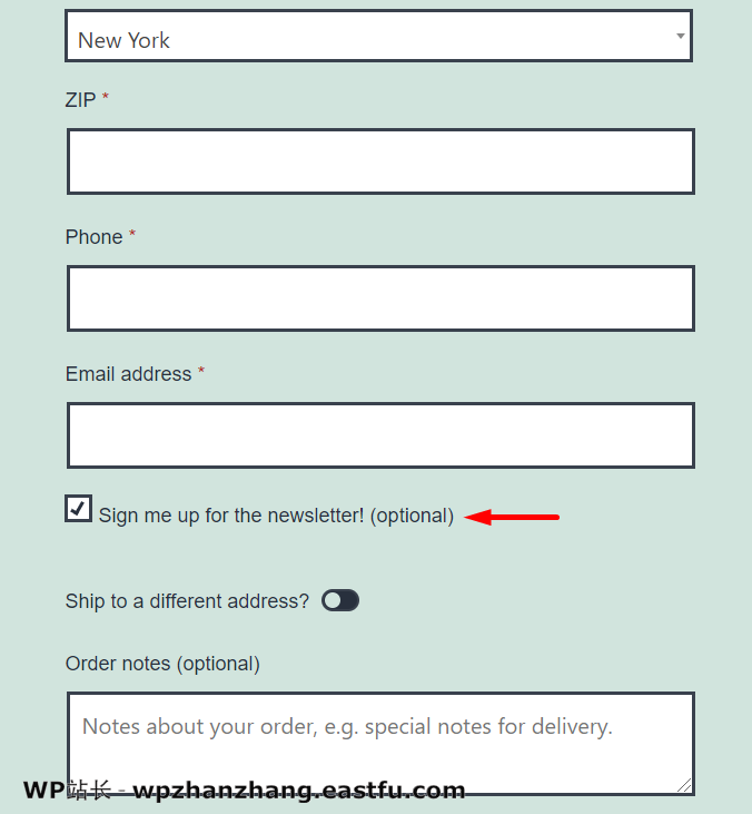 如何建立您的网站私域电商邮件列表? 2 woocommerce 订阅复选框,添加 woocommerce 订阅复选框